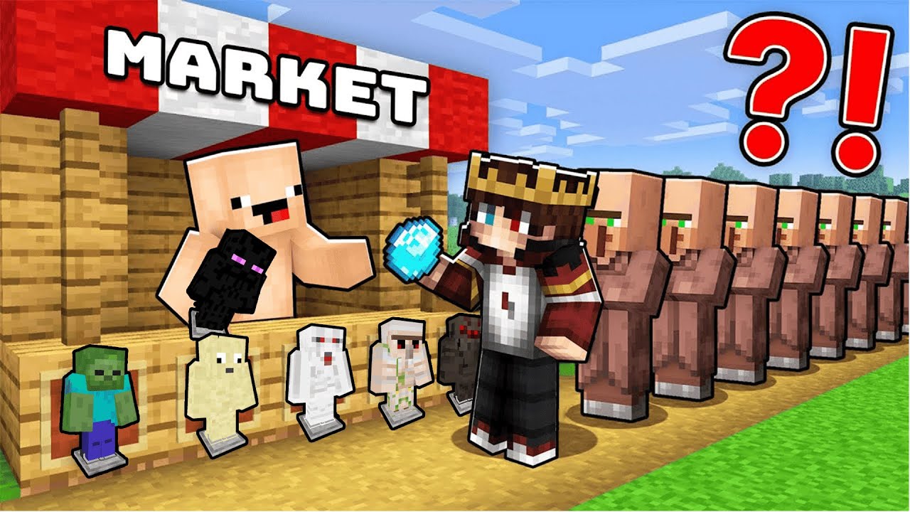 SAKAR VE OGLUŞ CANAVAR KOSTÜM DÜKKANI AÇTI 😱 Minecraft
