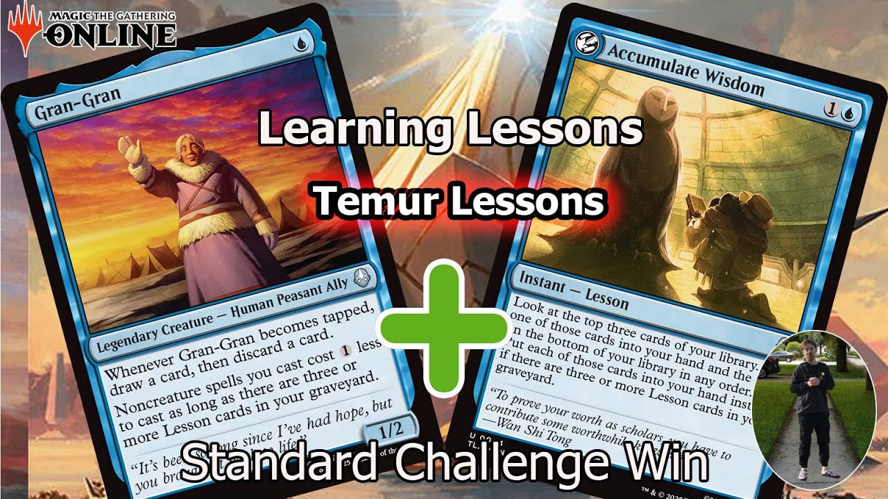 Learning Lessons in Standard! | Standard Challenge win with Temur Lessons | Magic Online