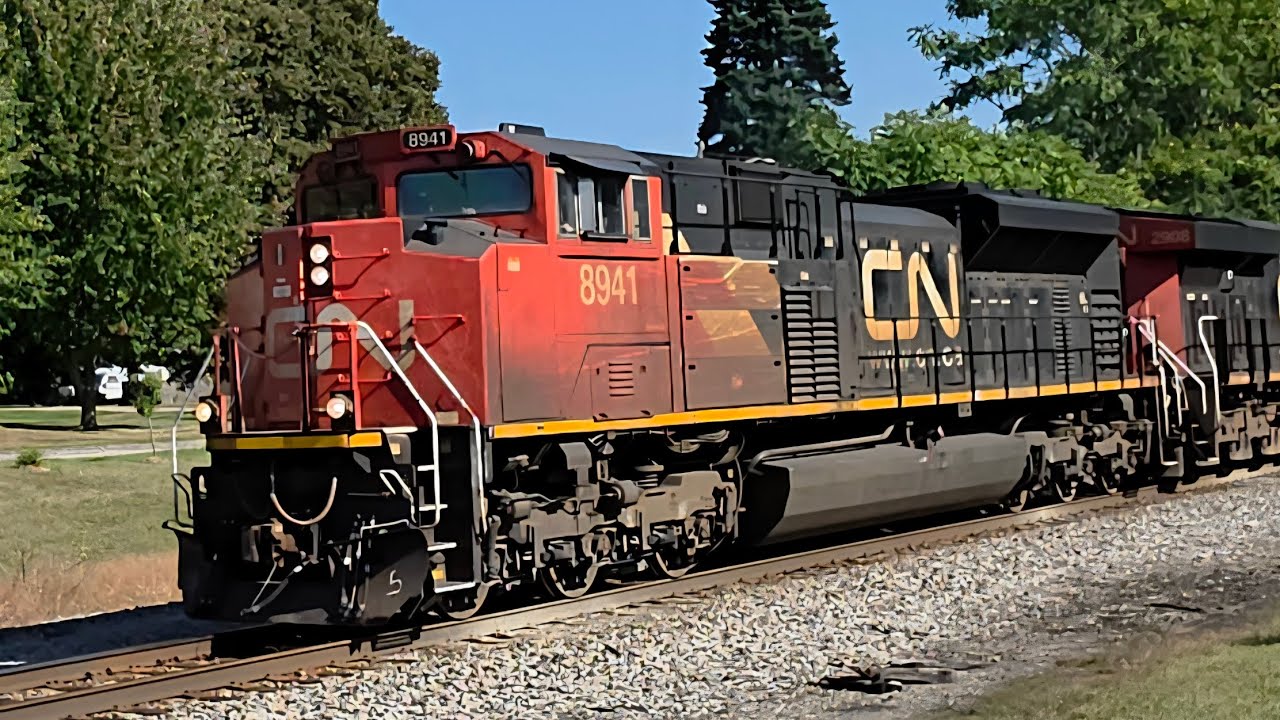Canadian national westbound M399 8941+2908+8835 Bancroft Michigan October 4 2025 