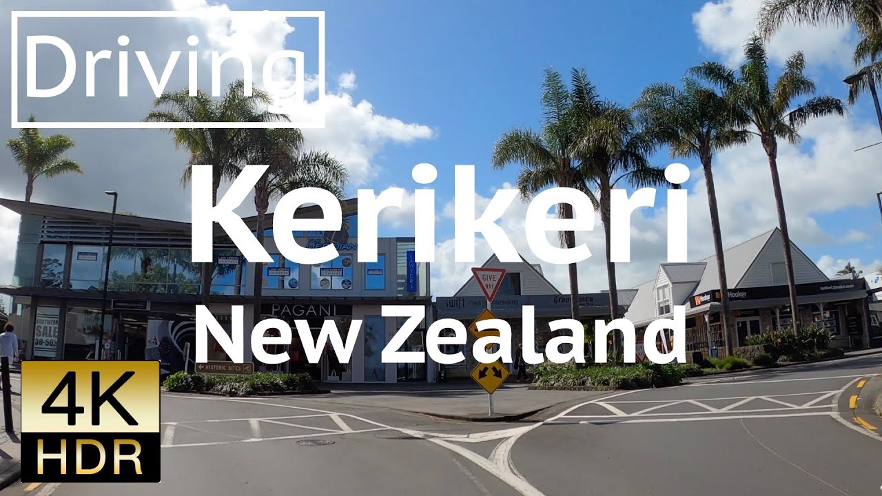 Driving tour Kerikeri , New Zealand -4K-