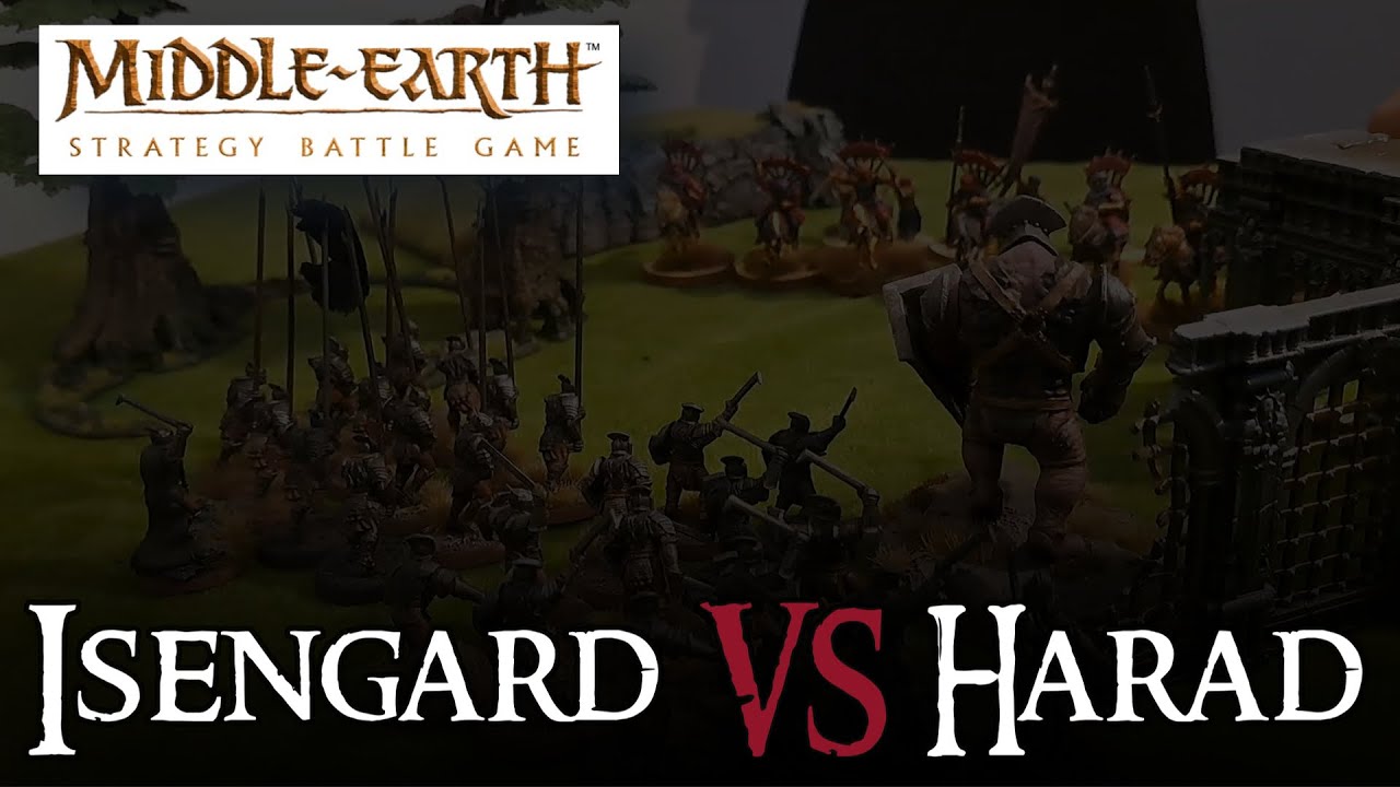 MESBG Far Harad / Serpent Horde VS Isengard | Middle-Earth Strategy Battle Game