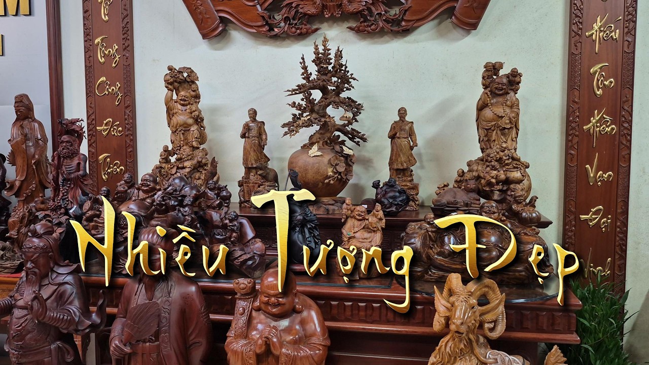 CÒN RẤT NHIỀU TƯỢNG GỖ SƯA, TRẮC, CẨM LAI, TỬ ĐÀN, HƯƠNG TA, NGỌC AM ĐẸP, MỜI CÁC BÁC XEM Ạ...