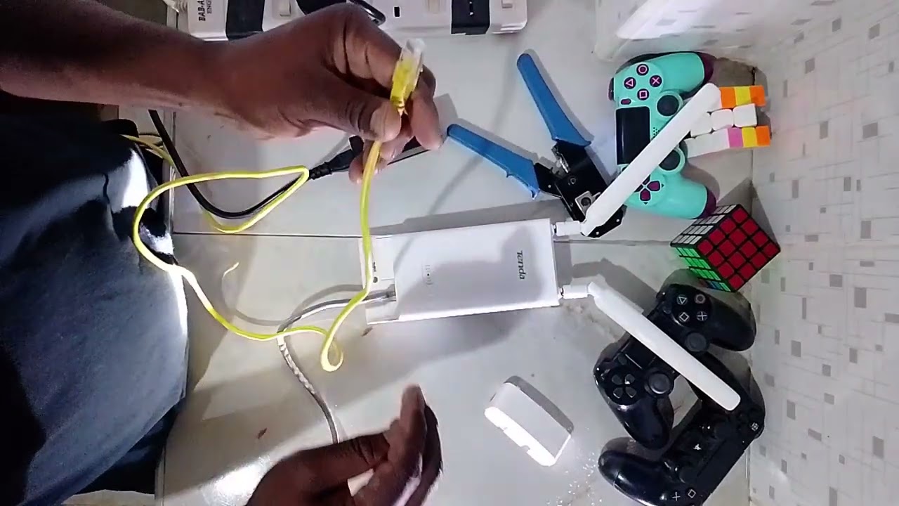 TENDA OAP1200 🛜 part 2 - HARDWARE CONNECTION