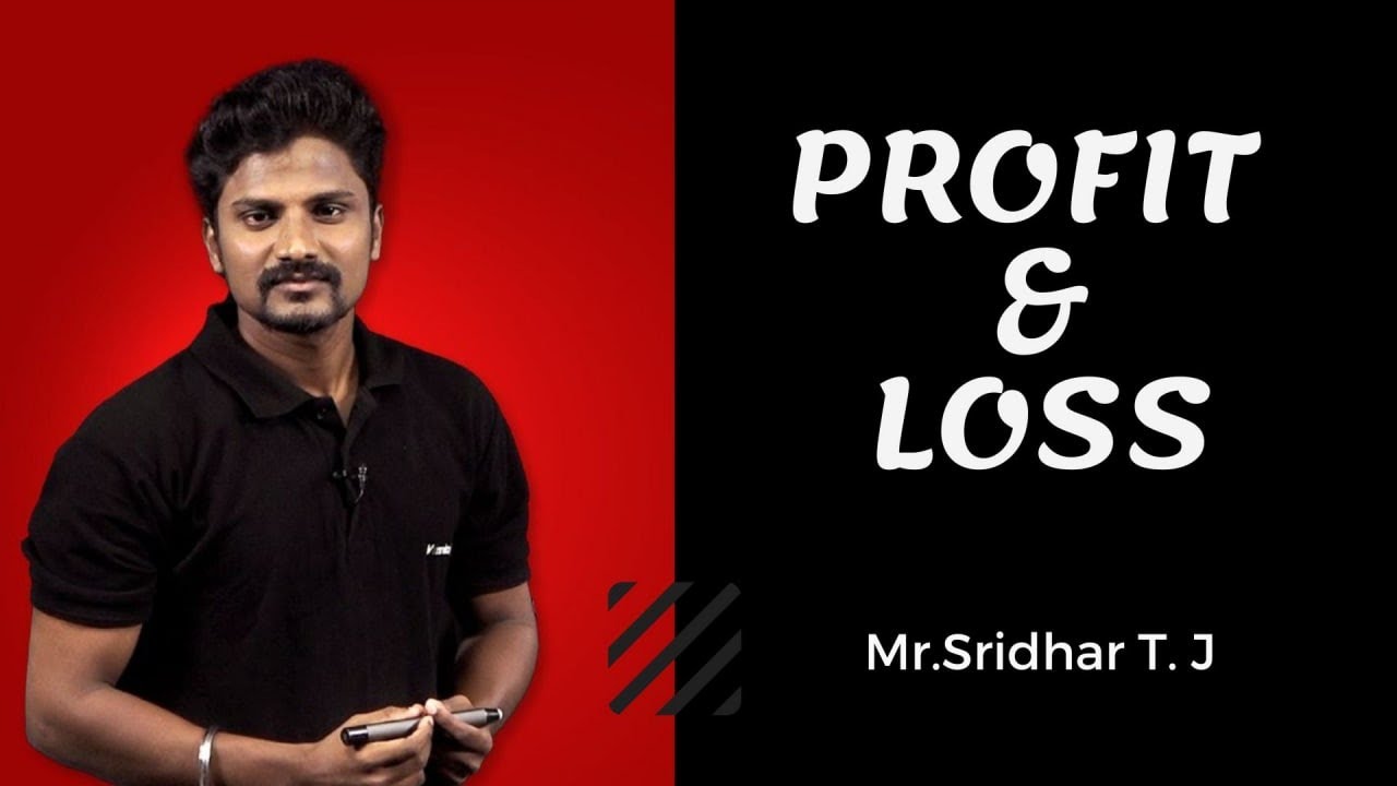Profit & Loss | RAILWAY EXAM | Target 2022 | Damal Dumil | Sridhar TJ | VERANDARACE