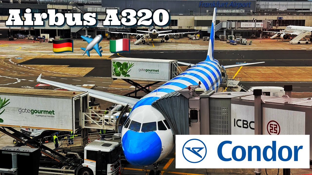CONDOR | A320CEO | Frankfurt(FRA) - Roma(FCO) (DE4419) #Condor #A320