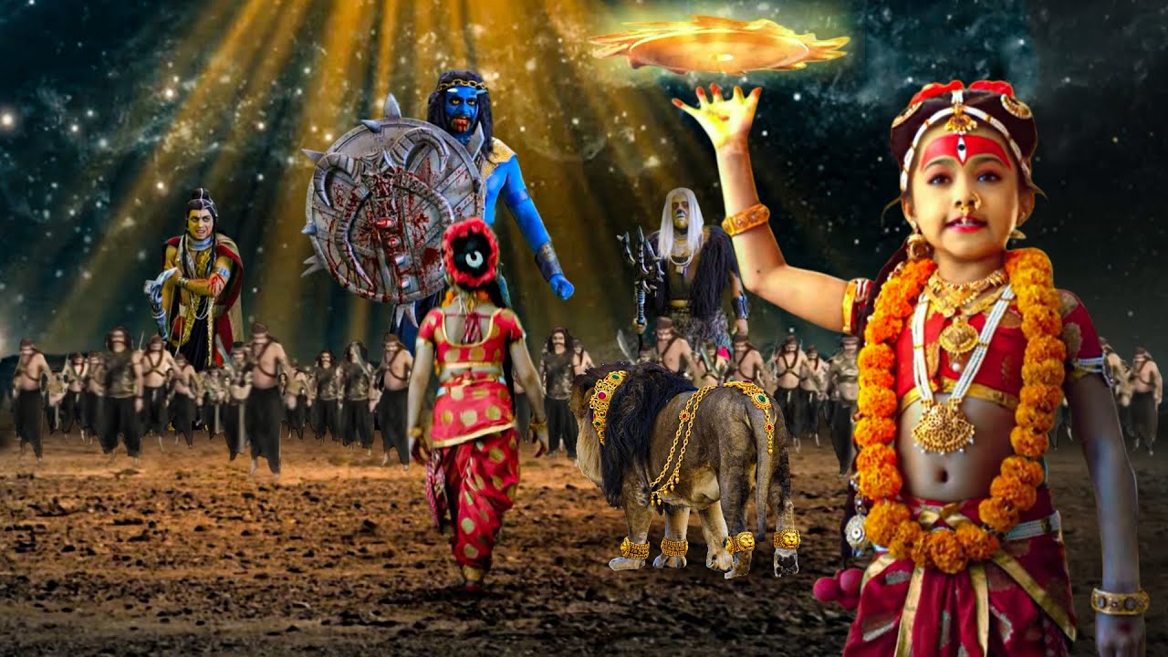 जब नारायण अस्त्र से माता बाल त्रिपुरसुंदरी ने राक्षसों का संहार किया | Vighnaharta Ganesh