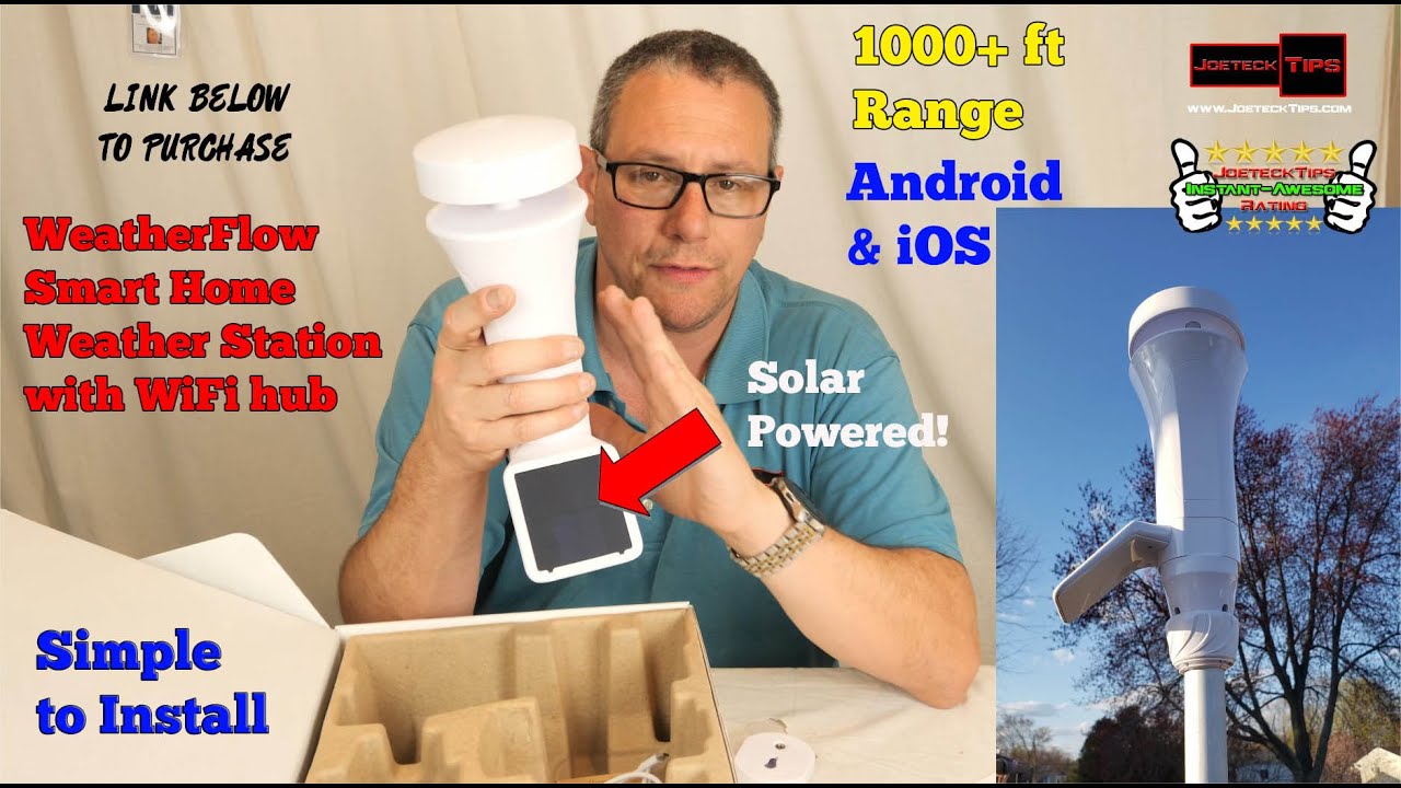 Weatherflow Weather Geek Station Review | How To | JoeteckTips