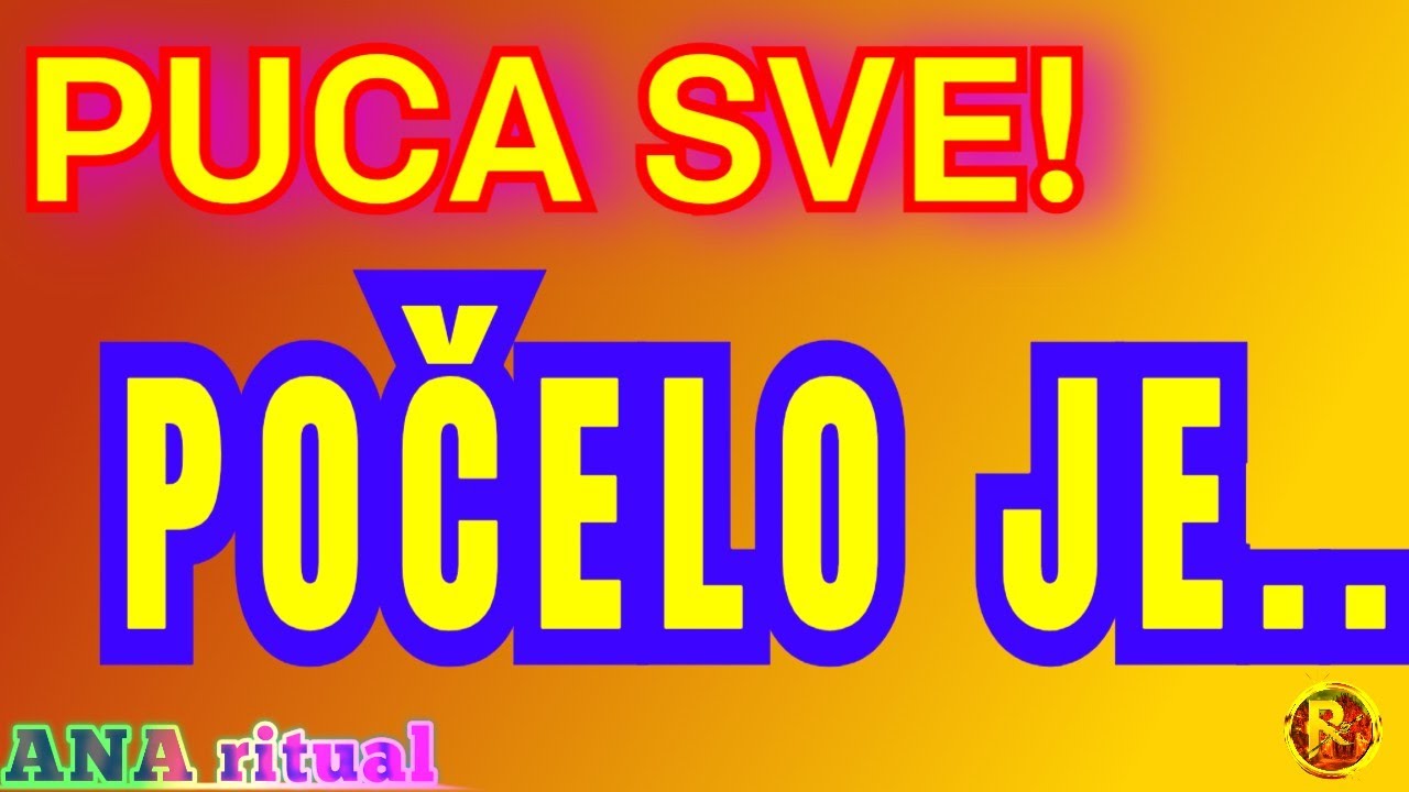 POČELO JE! Puca SVE!