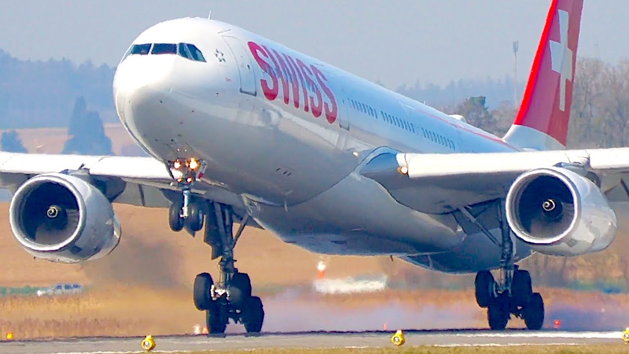 The BIGGER the BETTER - BIG Airplane TAKEOFFs and LANDINGs - Zurich Airport Plane Spotting | 4K