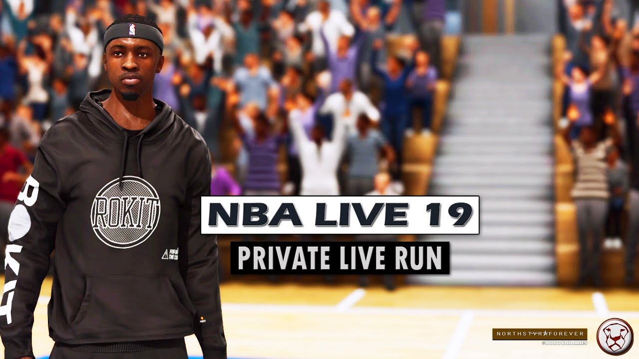 NBA Live 19: Custom Court Game play - Private Run Highlights