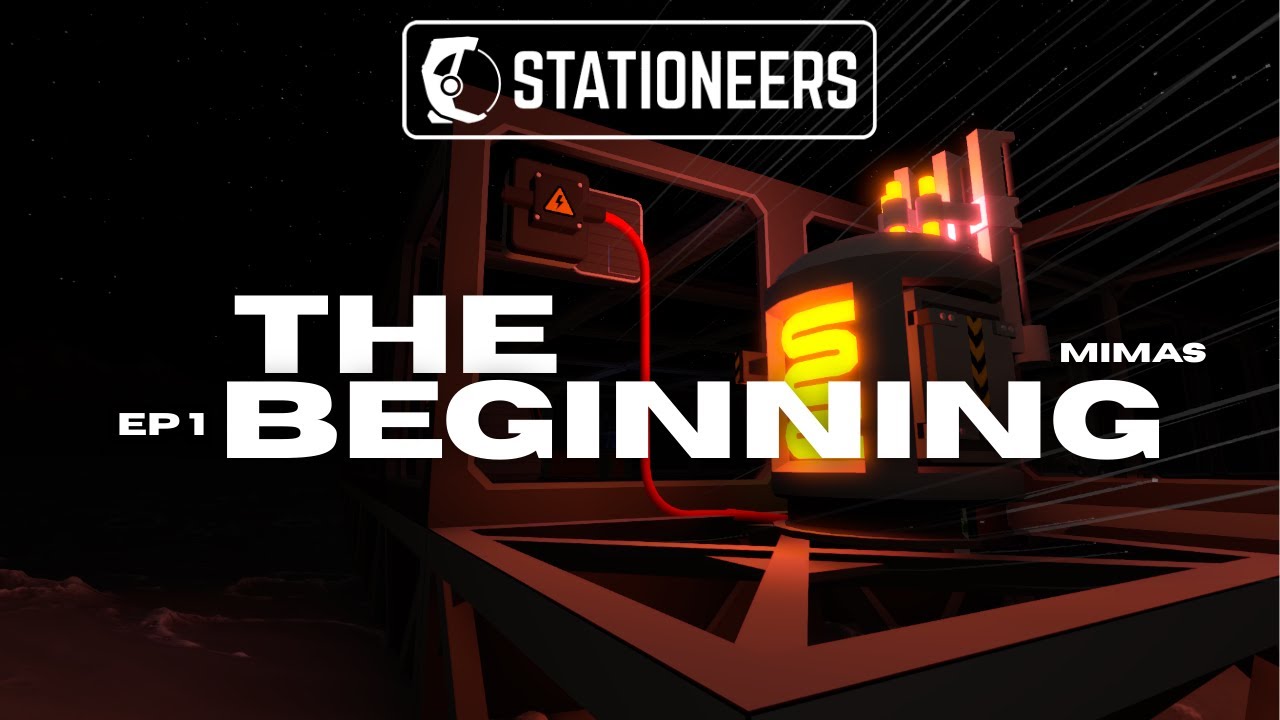 Surviving Mimas EP1 | Building a Starter Base & Designing an Intelligent Power System | Stationeers