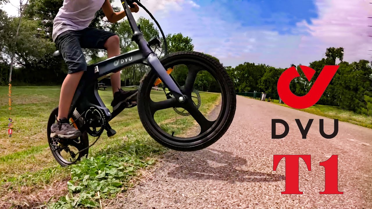 124 -Test et présentation d'un vélo électrique , le  T1 de chez  DYU. #dyu #T1#véloélectrique