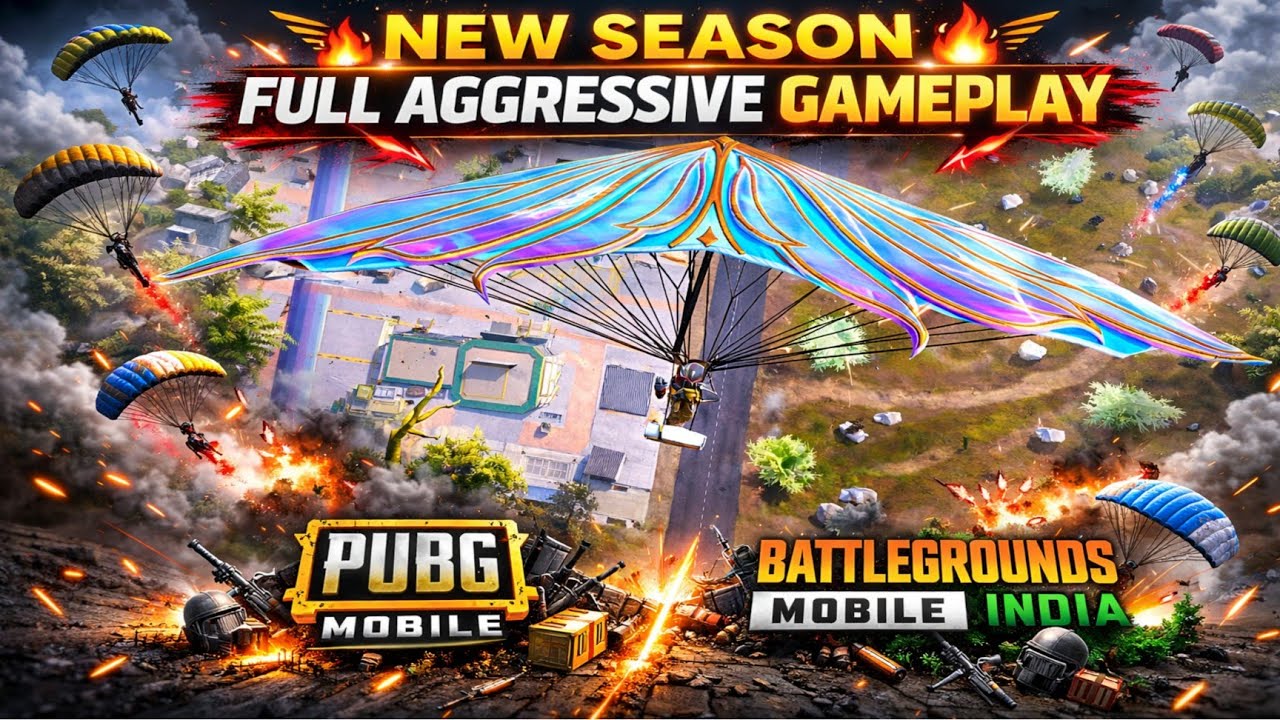 😱 New Season Full Aggressive Gameplay 🔥   PUBG Mobile   BGMI   High Kills Full Match