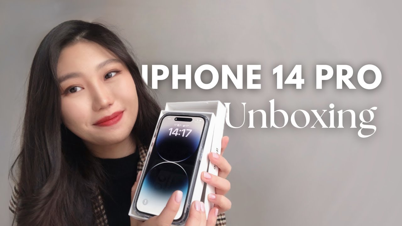 開箱 | 法國巴黎的蘋果專賣店🍎 |  iPhone 14 Pro Space Black aesthetic unboxing📱