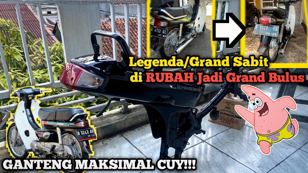 CARA PASANG BODY GRAND BULUS DI RANGKA GRAND SABIT/LEGENDA‼️