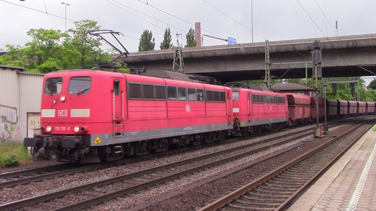 DB Double Header Hopper Train at Hamburg - Harburg, Germany (Train 10 of 19) (June 14, 2015)