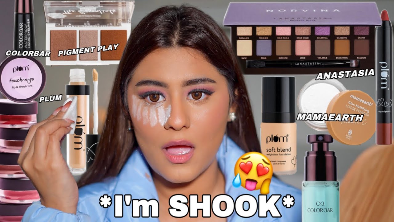 Chalo Aaj Naya Makeup test karte hai ! New Launches in Indian Makeup Industry 😍I'm shook 😳