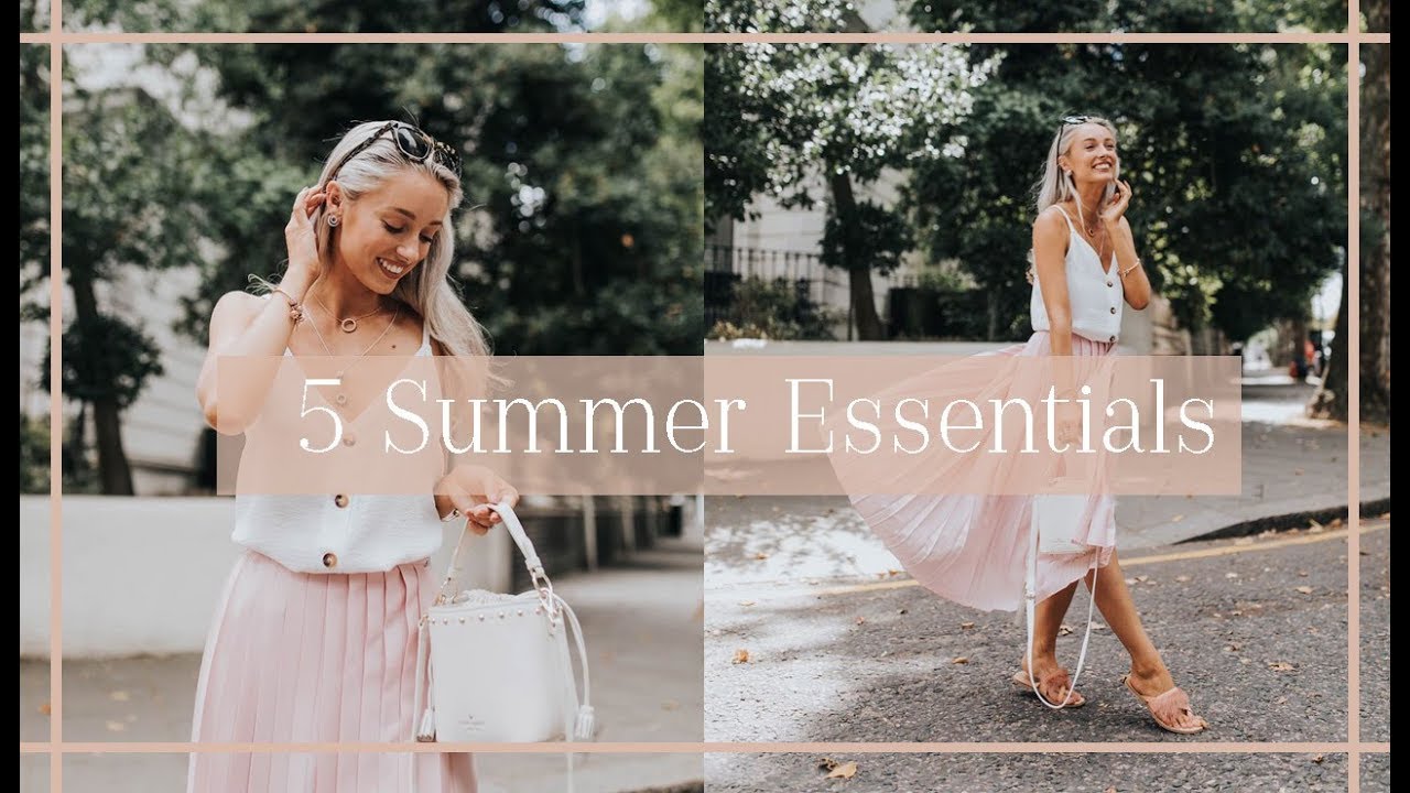 5 SUMMER WARDROBE ESSENTIALS 🌸 #FashionMumblrSummerEdit