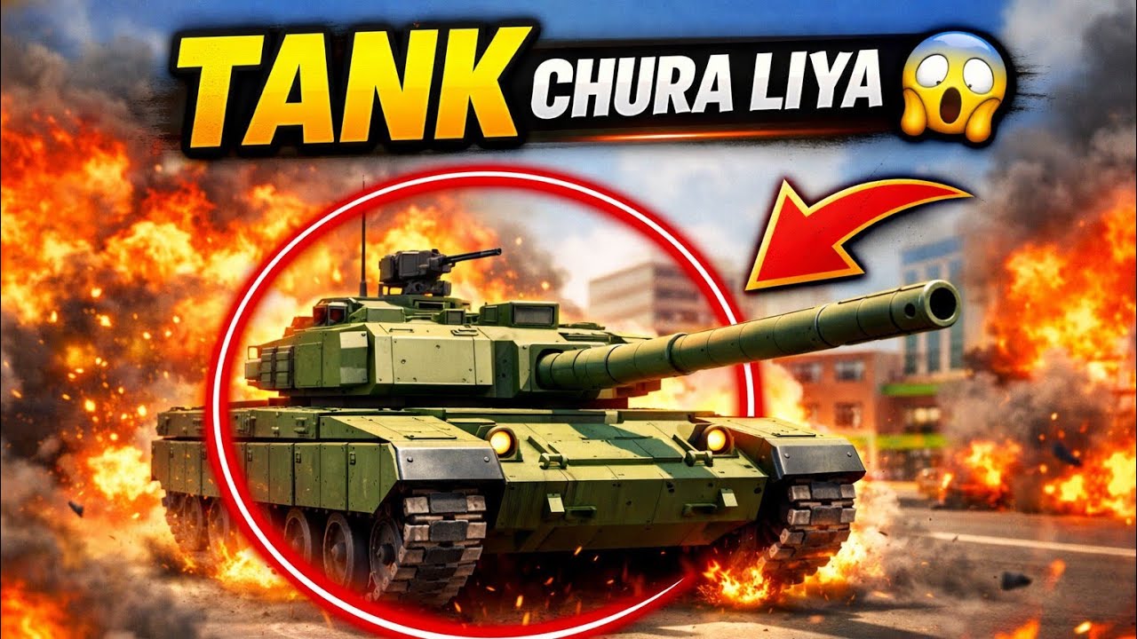 Dude Theft Wars में MILITARY TANK चुरा लिया  😱💣 | Full Destruction