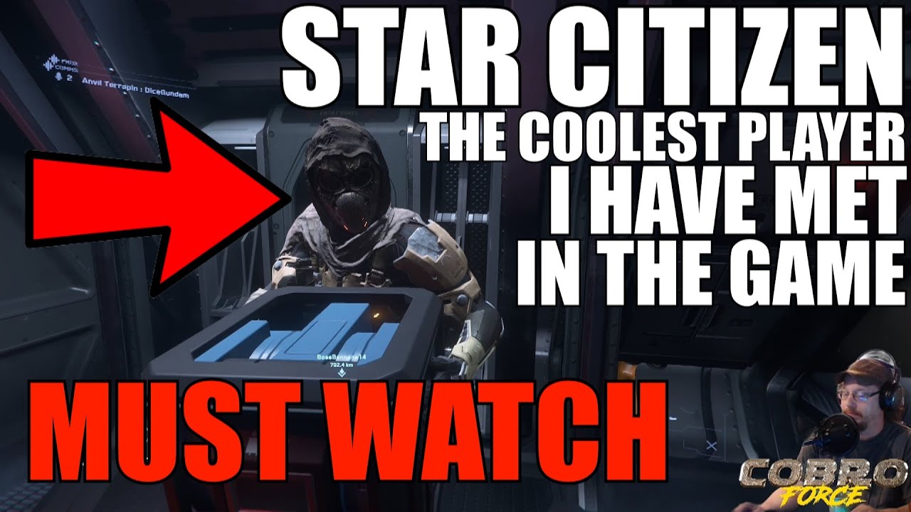 The coolest person in Star Citizen, met on Microtech in a mining facility! Gameplay! MUST WATCH!