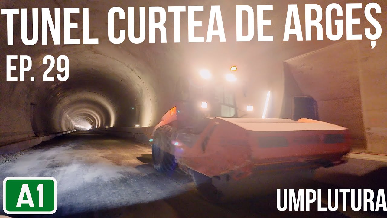 AUTOSTRADA A1 Tunel Curtea de Argeș | Ep #029 Umplutura 08.08.2025