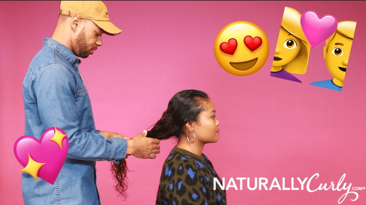 Boyfriend Does My Hair 💇🏽💑