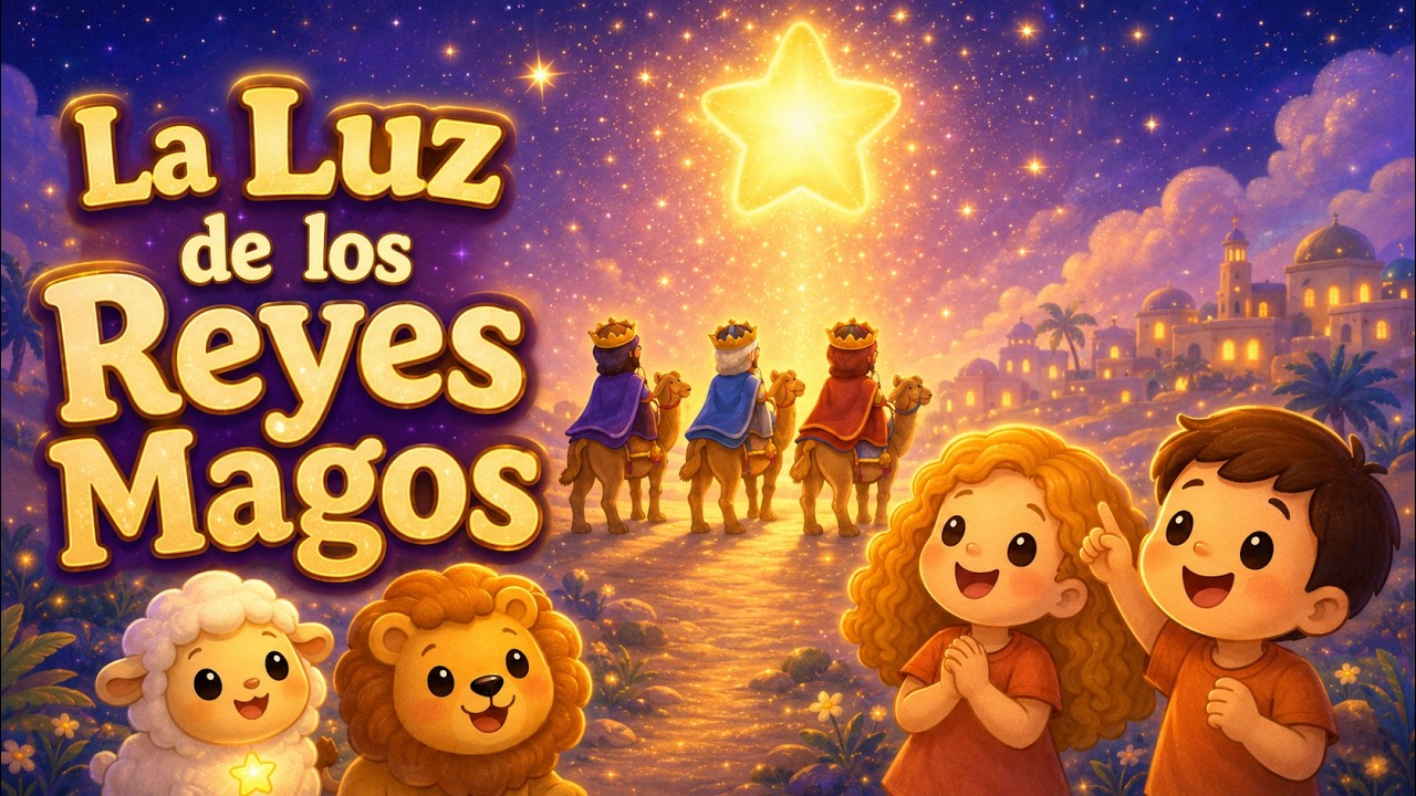 La luz de los Reyes Magos ✨ | Canción cristiana para niños | Pequeños de Luz