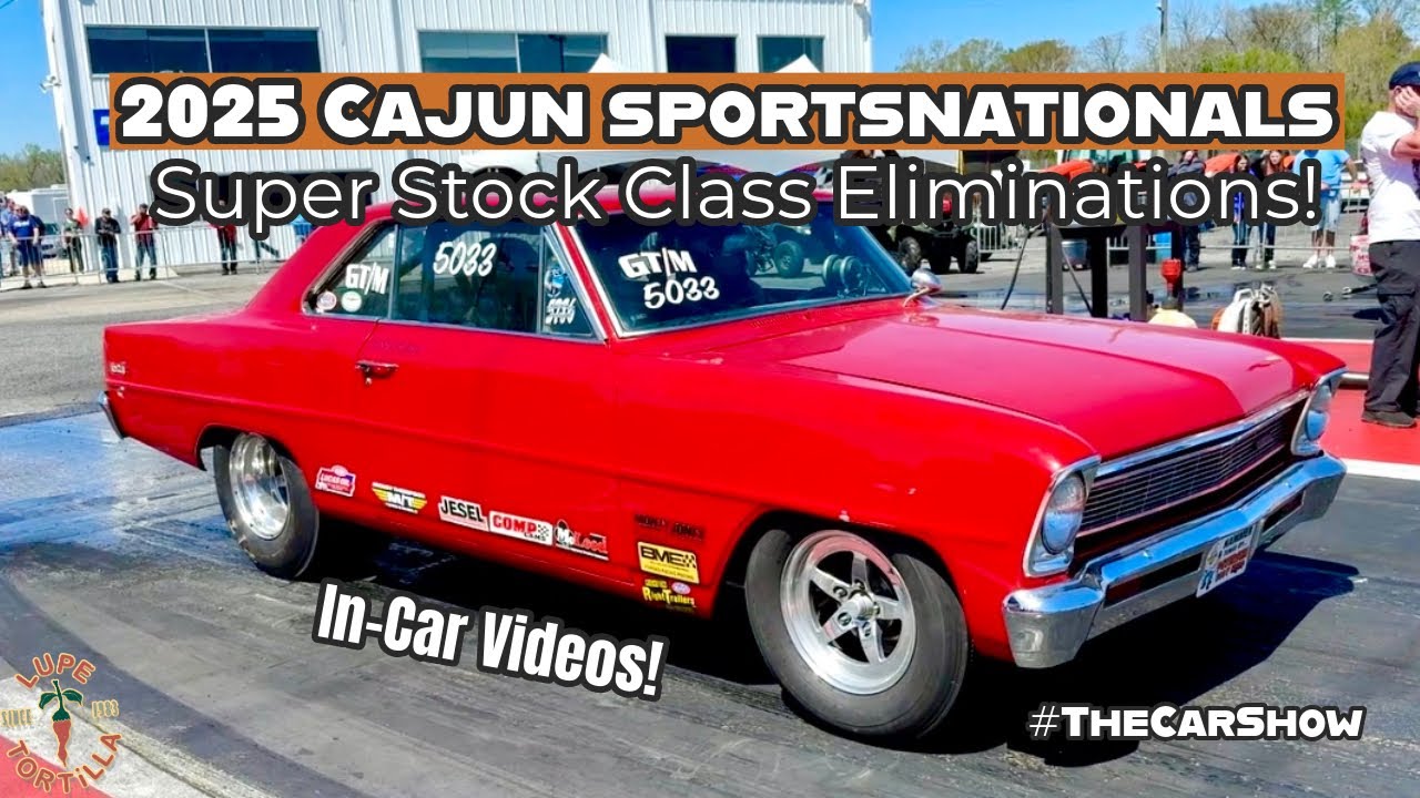 Super Stock 2025 Belle Rose Jegs SportsNationals NHRA Drag Racing Muscle Cars Wheelies Heads-up