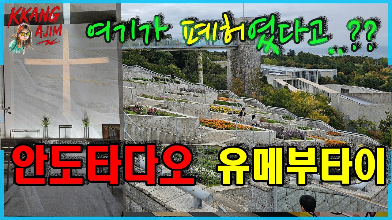 5. 도쿠시마 1일투어 안도타다오의 꿈의 무대 l 백단원. 조개정원 .바다교회