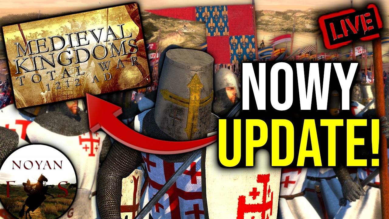 NOWY UPDATE DO MEDIEVAL KINGDOMS 1212! (Krzyżowcy z Antiochii) | Stream🔴#1