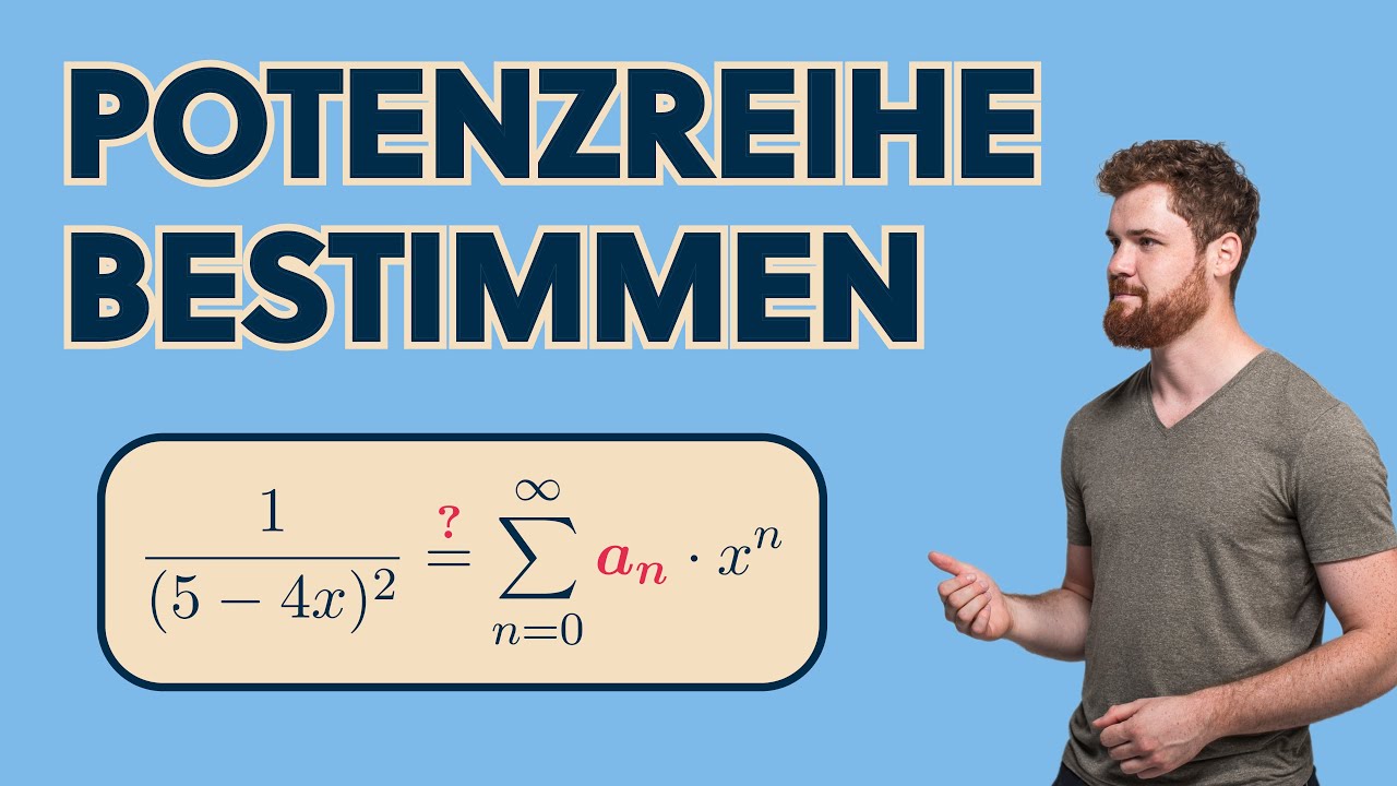 Potenzreihen mit Hilfe geometrischer Reihe & Ableitung | Mathe 2 Ings, HA8 A2, TU Hamburg 2025