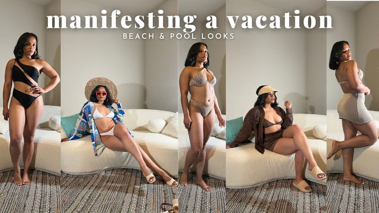 Part 3| Manifesting a Vacation... Beach and Pool Looks from Fashion Nova, Pretty Little Thing, H&M