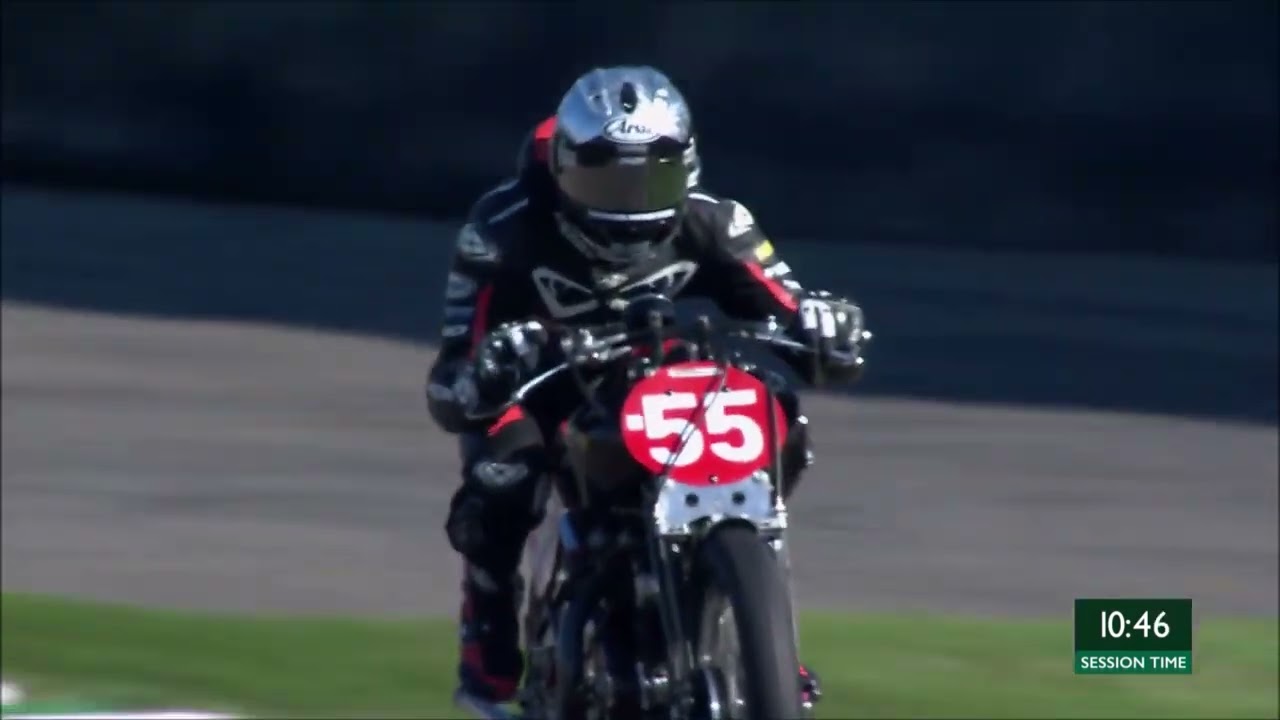 Vincent Black Shadow - Practice/Qualifying - Barry Sheene Memorial Trophy Goodwood Revival 2022