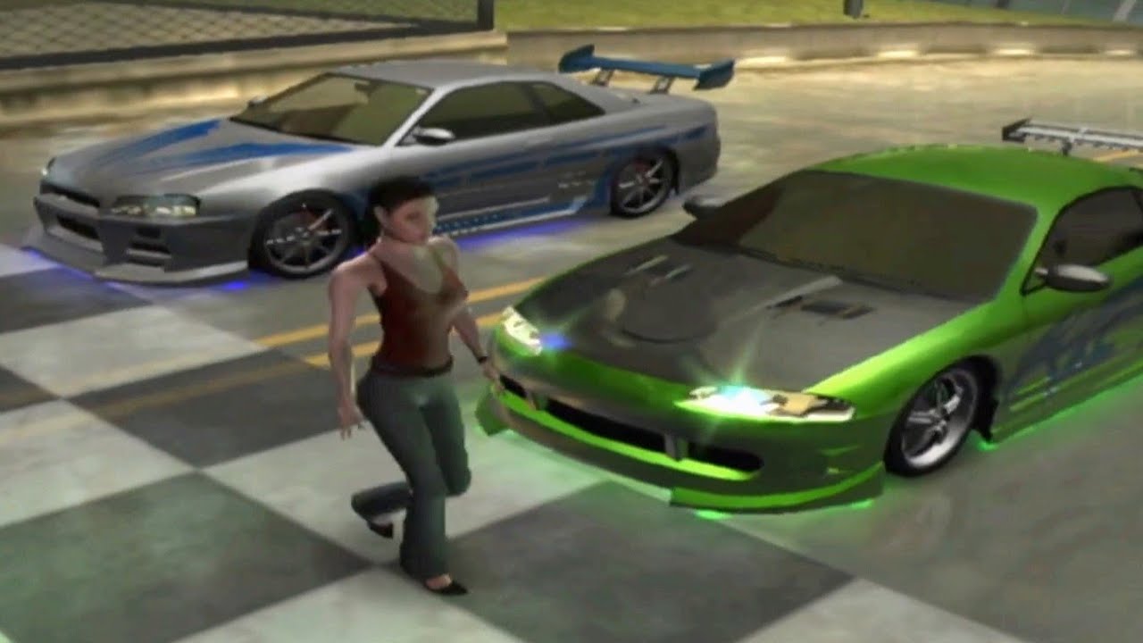 NFS Underground 2 | Two Players | ECLIPSE vs SKYLINE | Sprint Race! (PS3 1080p)