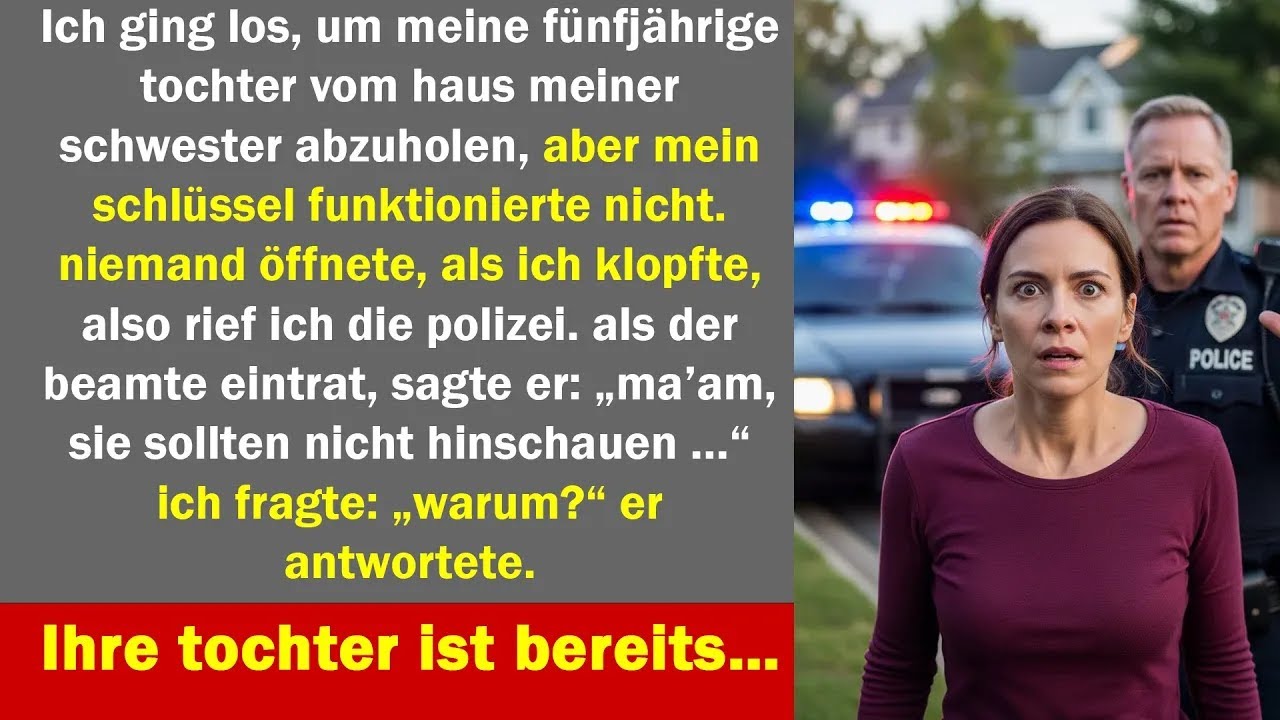 Als die Polizei kam, sagte der Beamte∶ „Sie sollten nicht hinschauen … Ihre Tochter ist bereits…