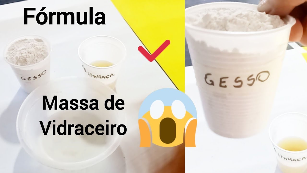Como fazer massa de vidraceiro!