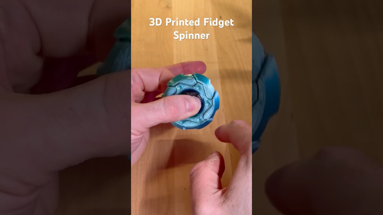 3D printed Fidget Spinner #3dprinting #bambu #makerworld #maker #fidget #spinner #3dprinted