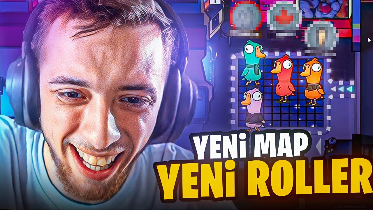 YENİ ROLLER VE YENİ HARİTALARI DENEDİK ! | EKİP İLE GOOSE GOOSE DUCK @Falconn2k