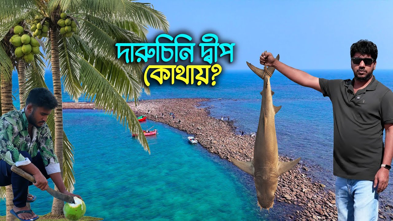 অদেখা সেন্টমার্টিন | পর্ব ৪ — দারুচিনি দ্বীপ! সমুদ্র পাড়ে হাঙ্গরের শুটকি! গাছের ডাব পেড়ে খাওয়া!
