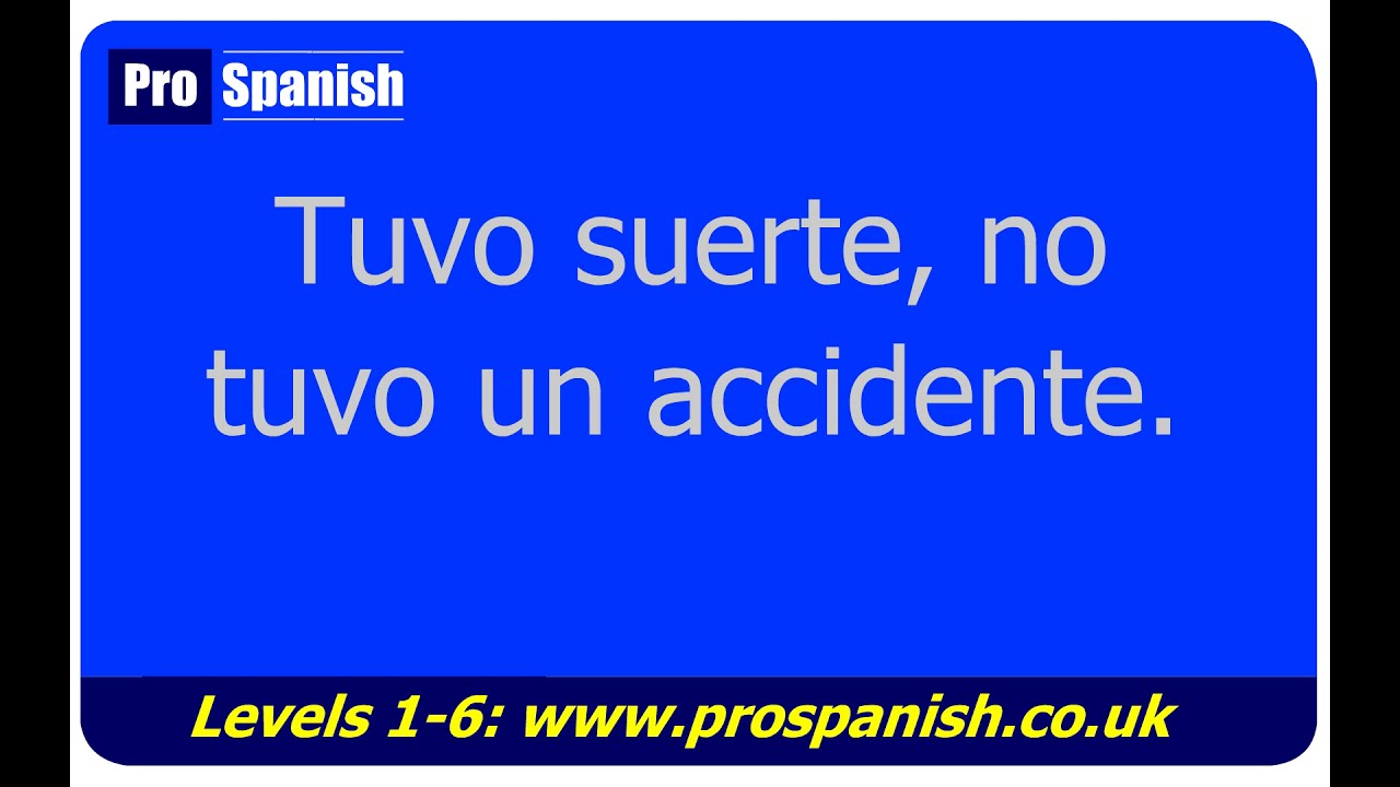 Learn Spanish -  TO HAVE in 3 Tenses
