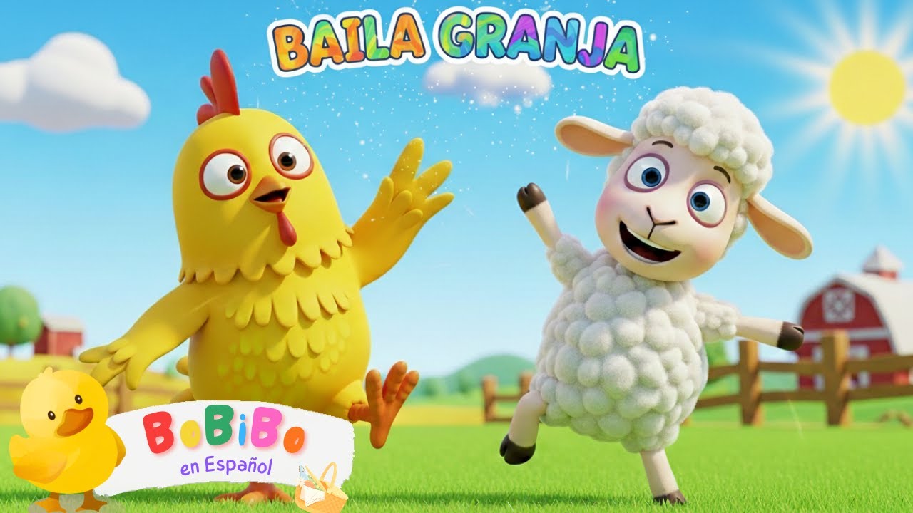 La Vaca, La Gallina, El Cerdito y La Oveja 🐮🐔  Canciones Infantiles Educativas | BoBiBo Español