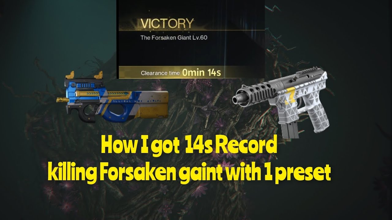 How i got 14s Record Killing Forsaken with 1 preset | Once Human 2026