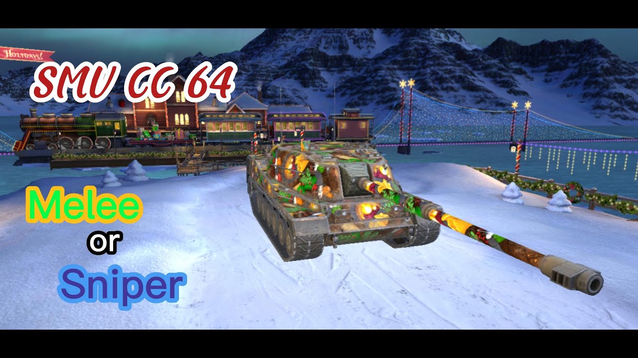 SMV CC 64 - Tấn công hay hỗ trợ - World of Tanks Blitz ( WoT Blitz )