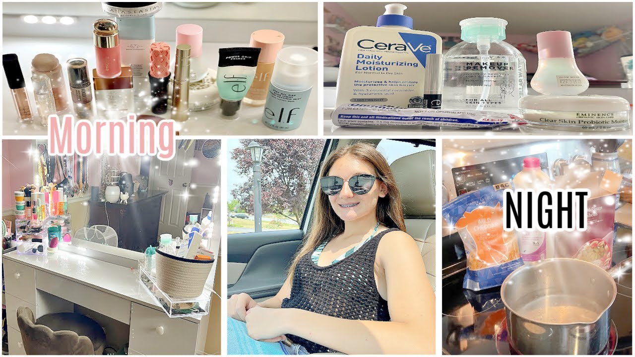 DAY IN THE LIFE ON SUMMER BREAK | GRWM | Morning and Night Routine