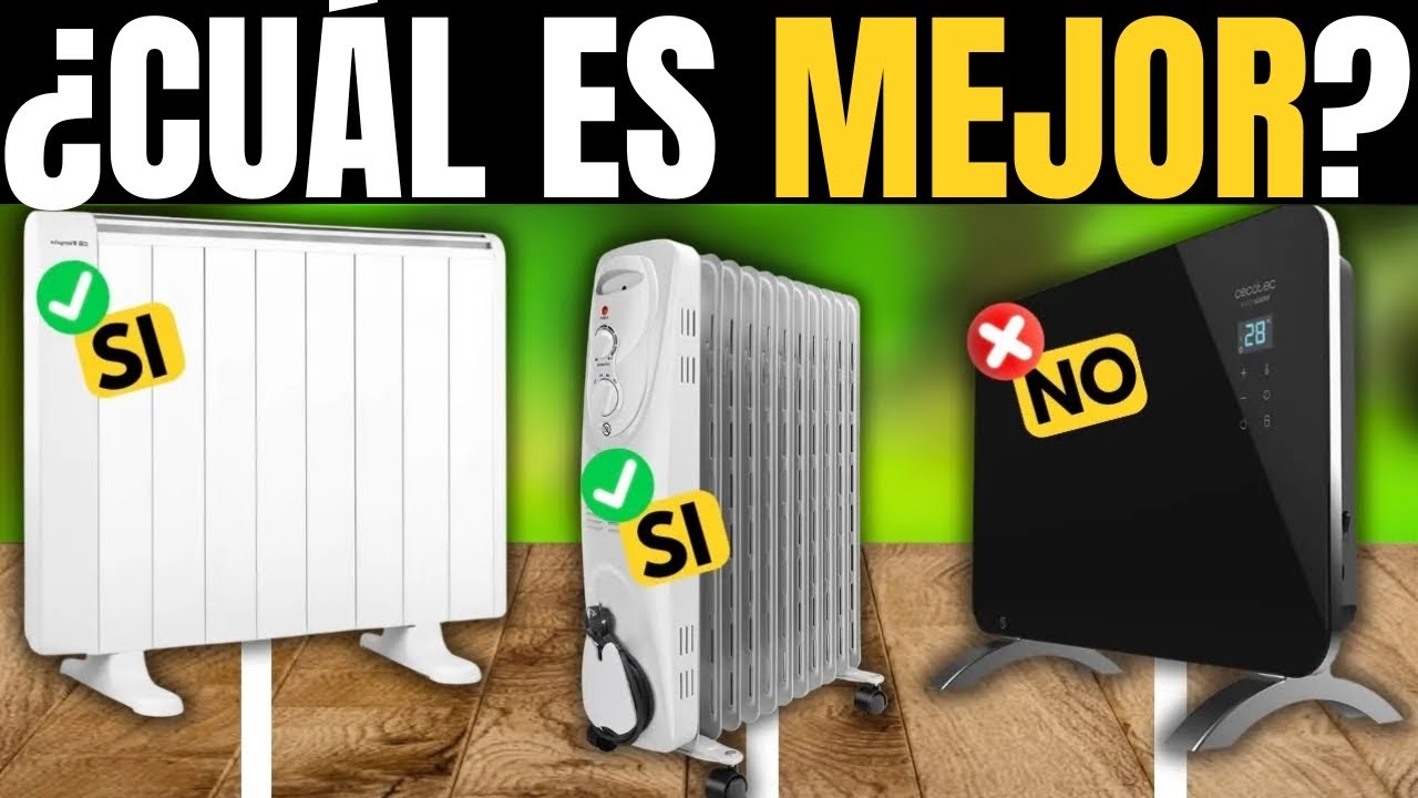 Los Mejores Radiadores El&eacute;ctricos De Bajo Consumo Del 2026 [NO COMPRES UNOS SIN VER ESTO]