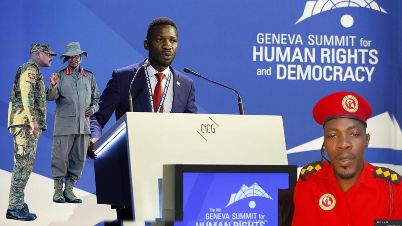 Museveni Ne Muhoozi Basula Kutebukye Oluvanyuma Lwa Bobi Wine Ekubafungula Mu Geneva Summit !!!