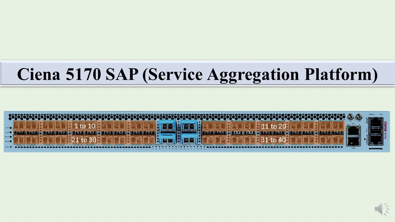 Ciena 5170 SAP (Service Aggregation Platform )