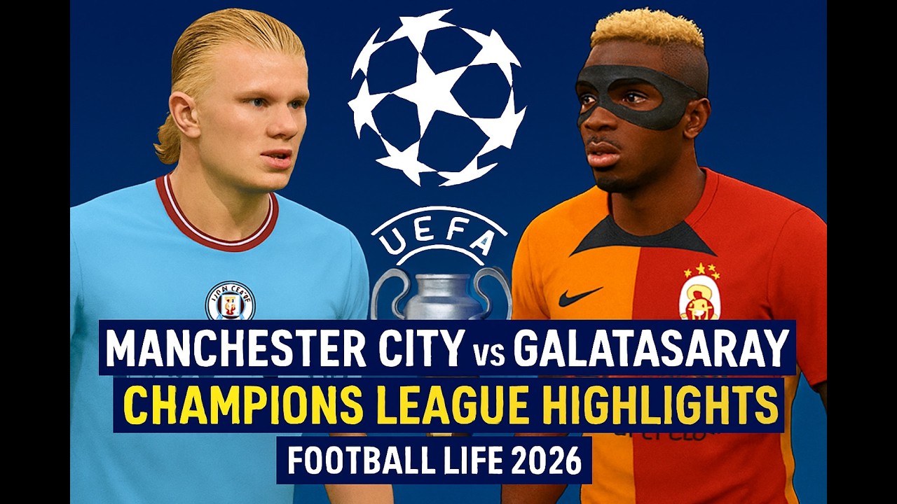 Manchester City vs Galatasaray | Champions League Highlights | Football Life 2026