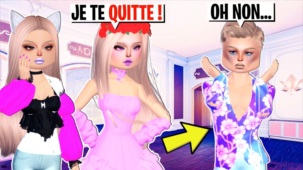 Ce Gar&ccedil;on TOMBE AMOUREUX de MOI, Alors j&rsquo;ai appel&eacute; SA COPINE sur Dress to Impress !!