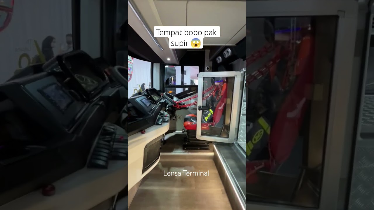 Tempat tidur driver bus SR3 XXHD prime milik Rosalia Indah #shortsfeed